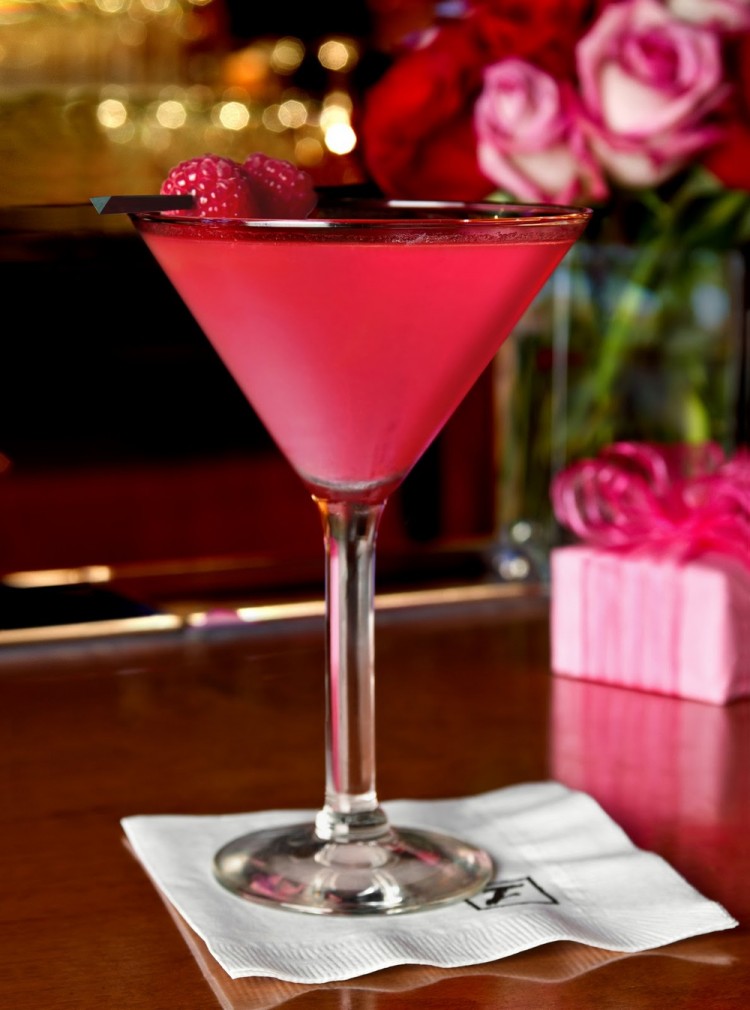 Fleming's Tickled Pink Valentine's Day Cocktail