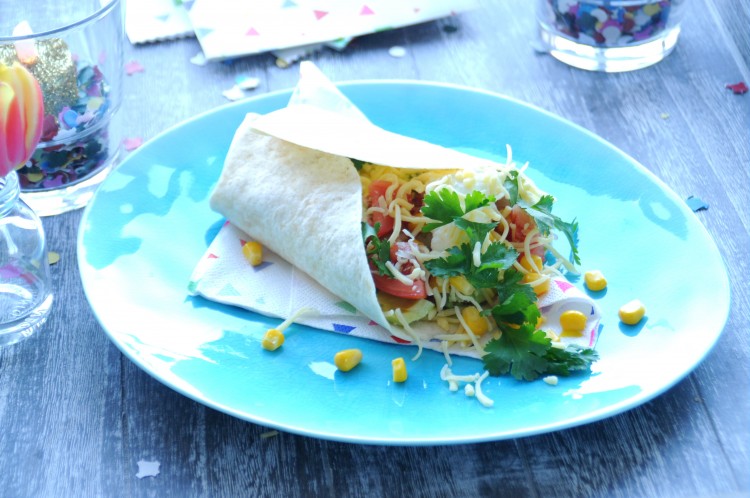 carnaval eten hapjes burrito