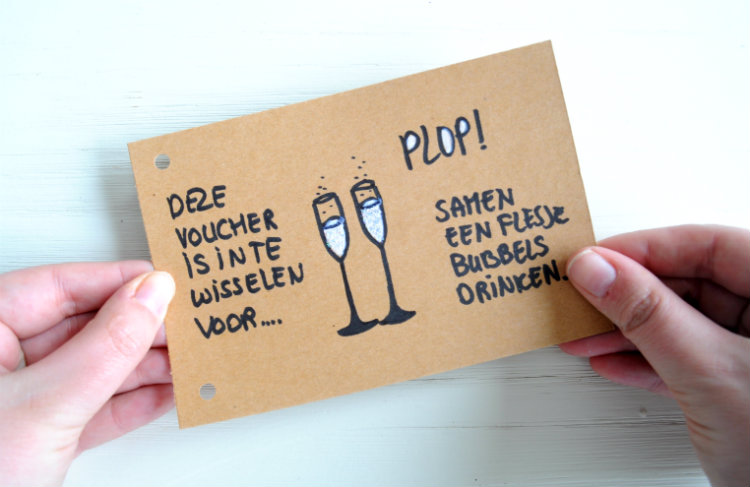 voucher tegoedbon zelf maken