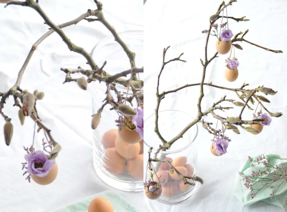 collage magnoliatak paastak pasen versieren