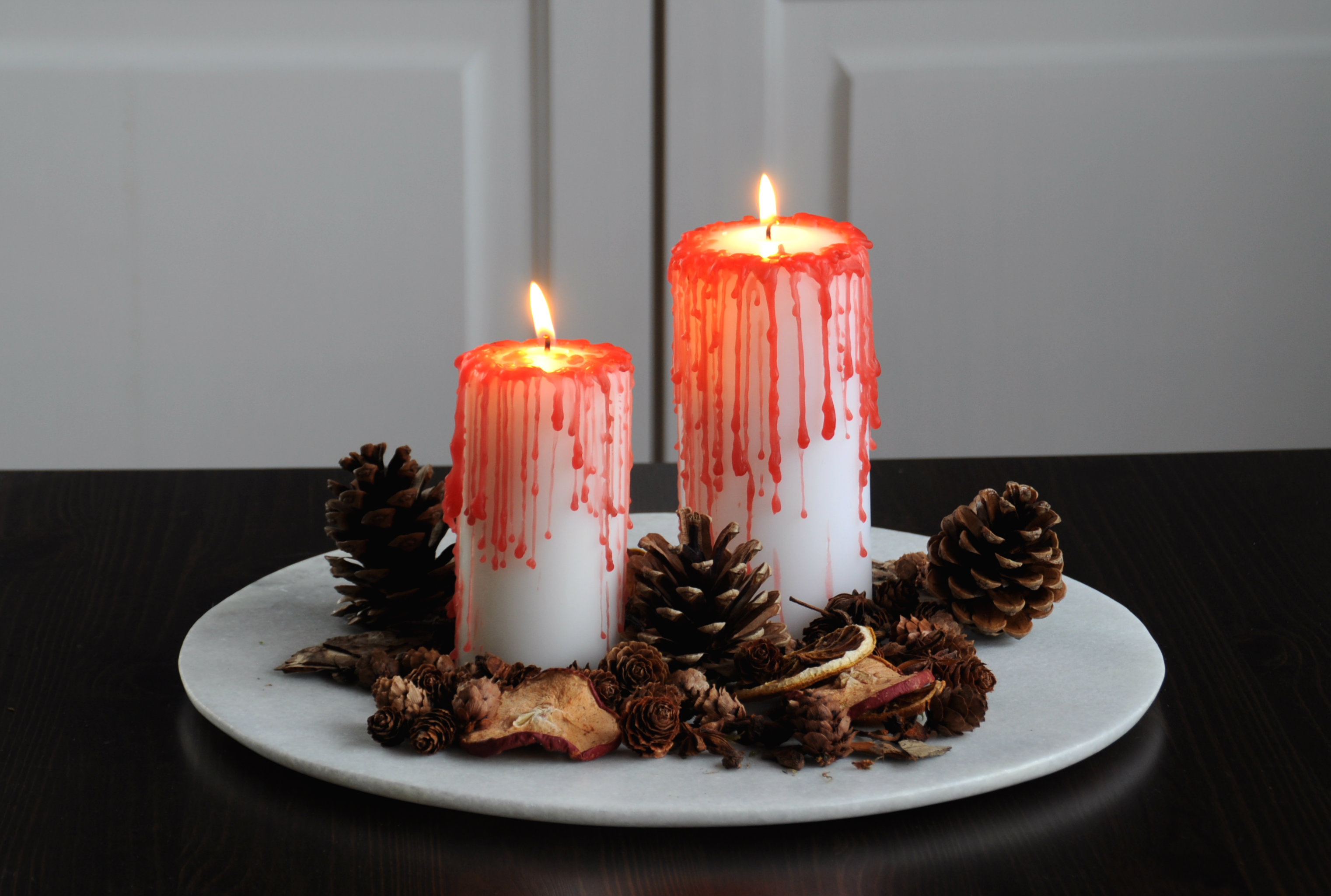 Verbazingwekkend bloederige kaarsen halloween diy zelf maken - So Celebrate! EJ-96