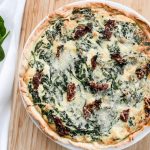 Quiche met spinazie & feta