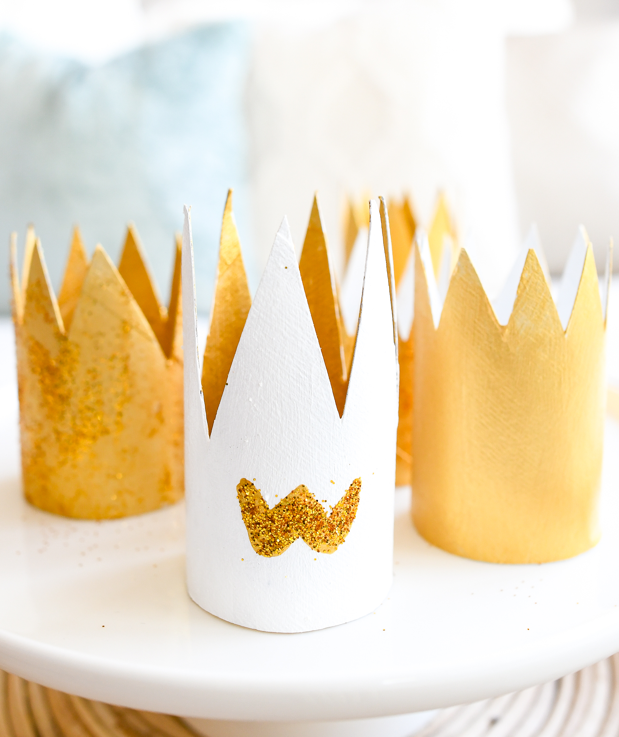 koningsdag versiering kroontjes van wc papier maken