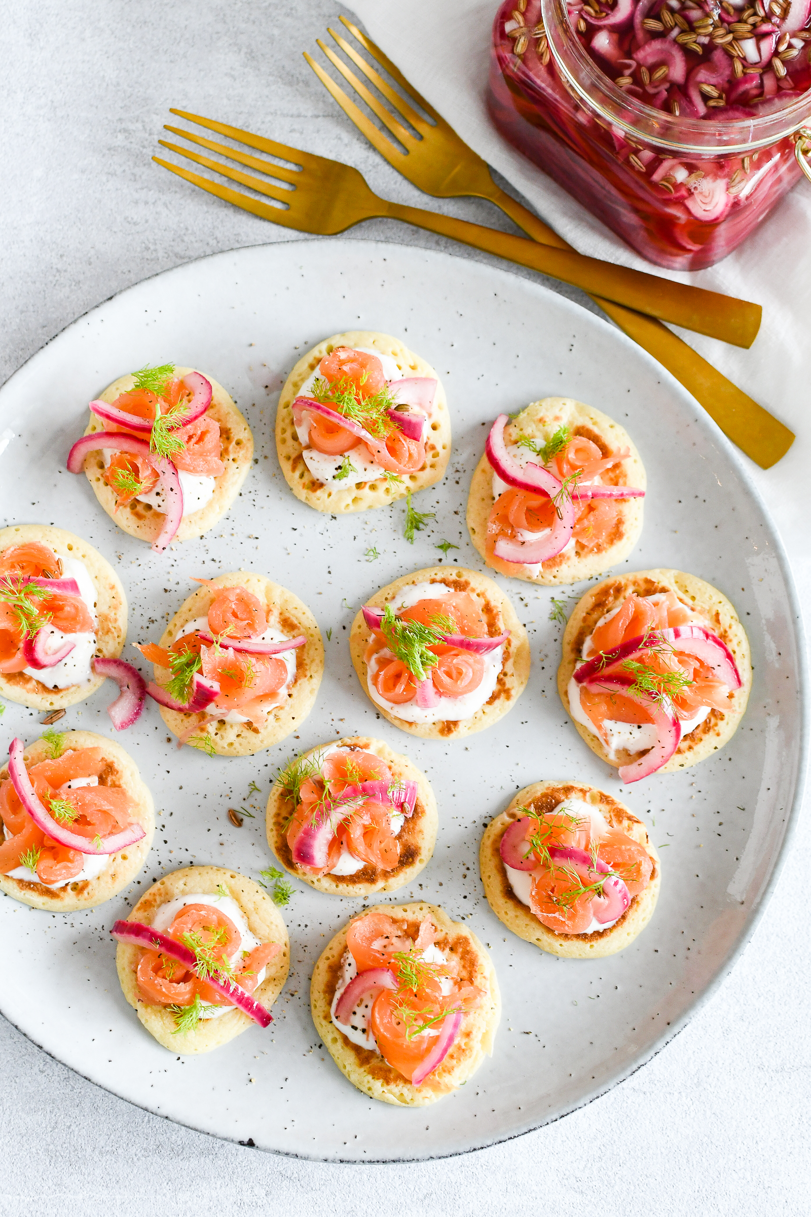 blini's oranje koningsdag hapjes