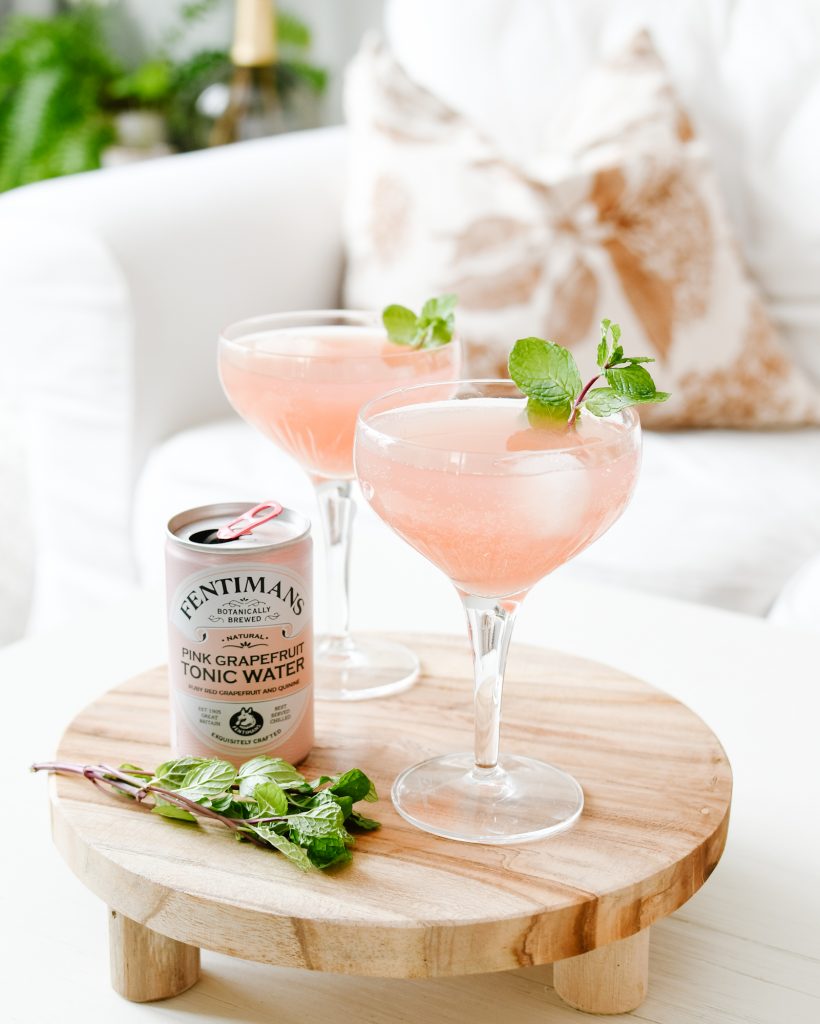 Roze cocktail - Grapefruit Gin &amp; Tonic - So Celebrate!