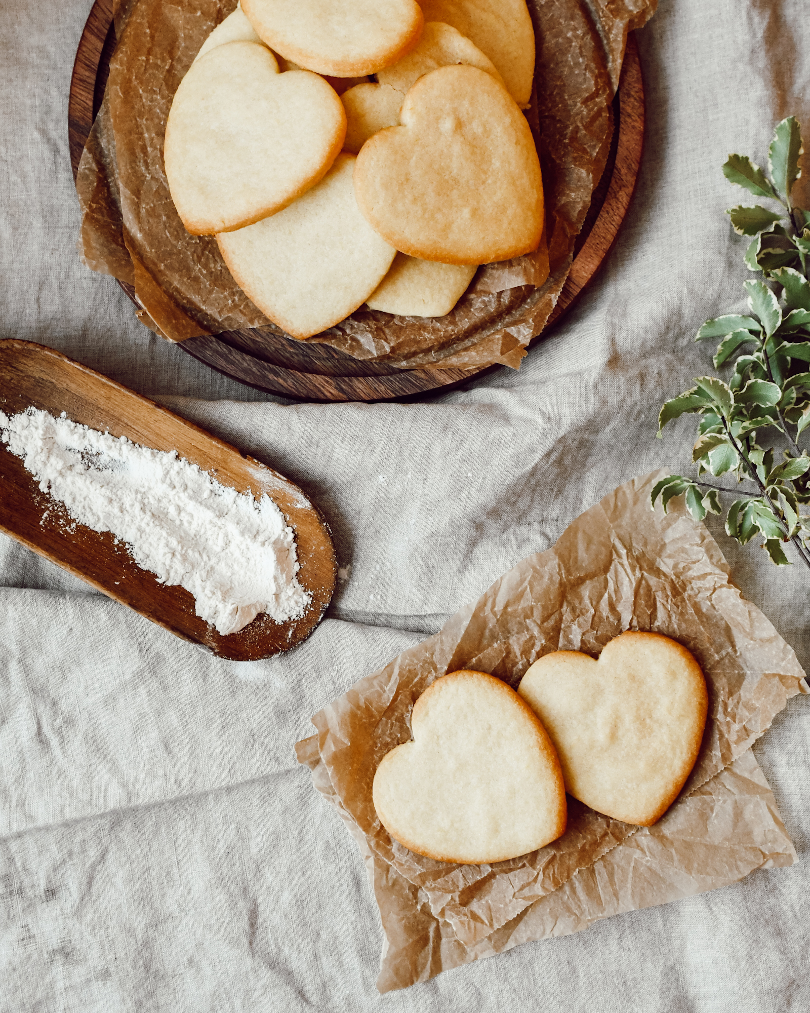 hartvormige koekjes met citroensmaak - citroenkoekjes