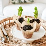 Chocolade ‘Moestuin’ cupcakes