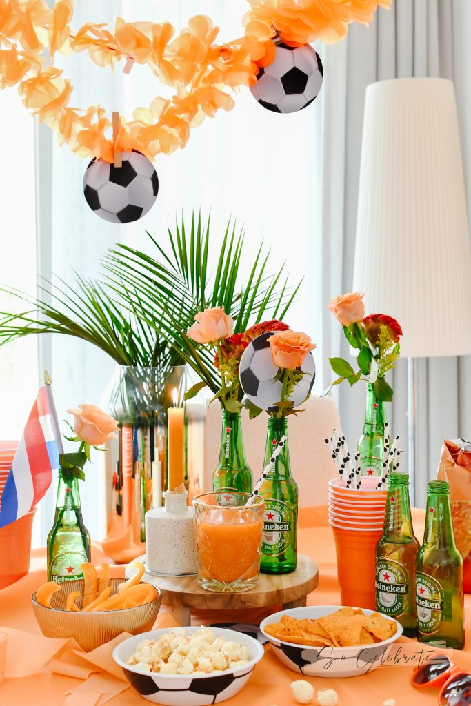 oranje themafeest voor volwassenen