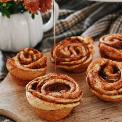 Recept | Pumpkin spice cruffins