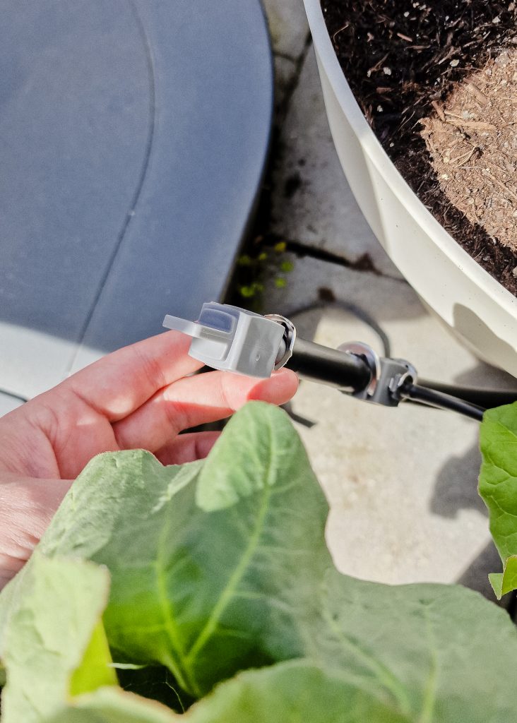 Gardena micro-drip bewateringssysteem aanleggen - eindstuk