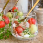 Zomers voorgerecht | meloen, basilicum & burrata