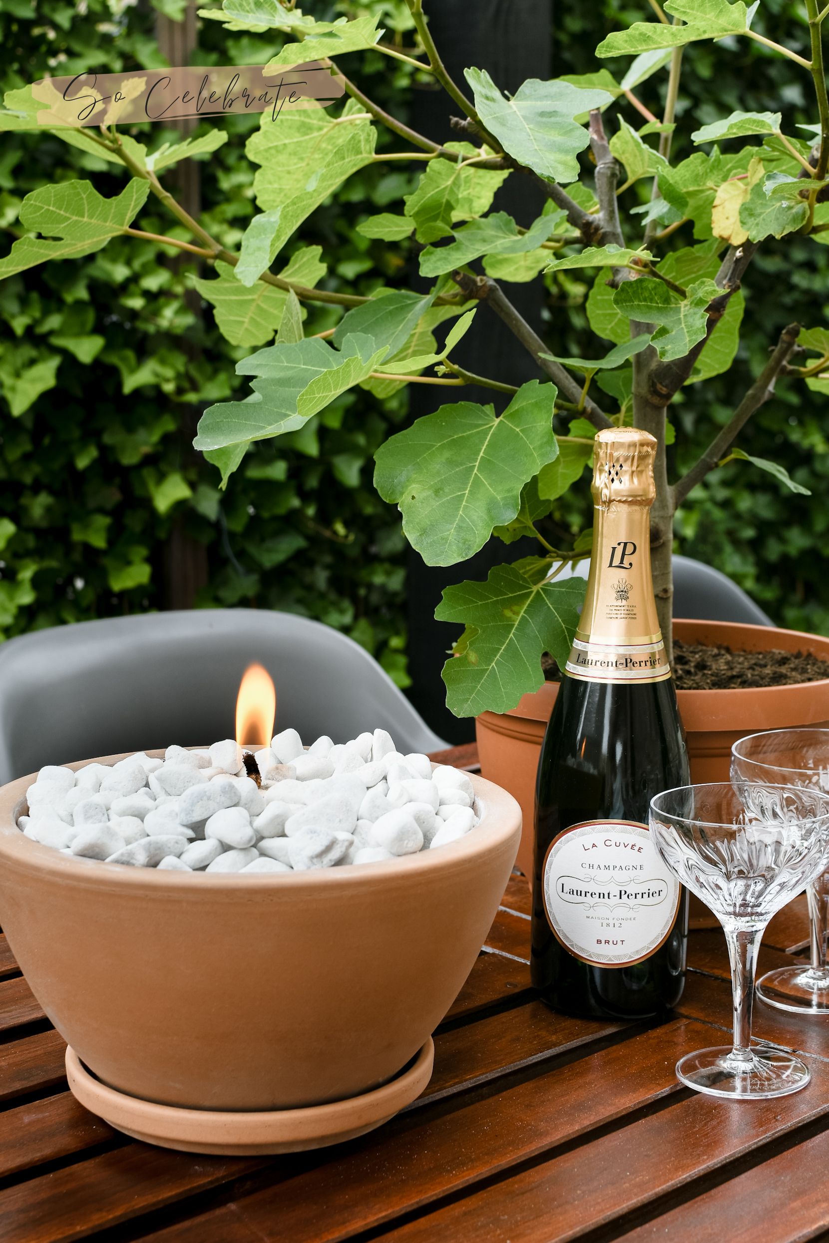 DIY | Vuurschaal in de tuin met 'zelfgemaakte' olielamp - So Celebrate! - vier de seizoenen