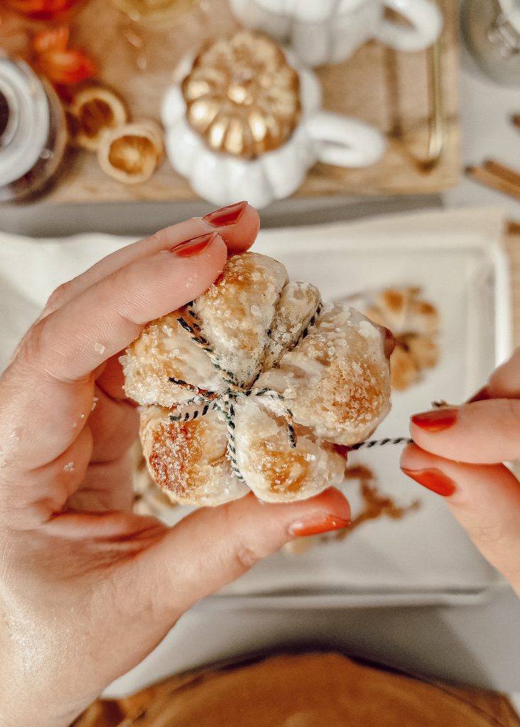 pompoenvormige appelflappen maken