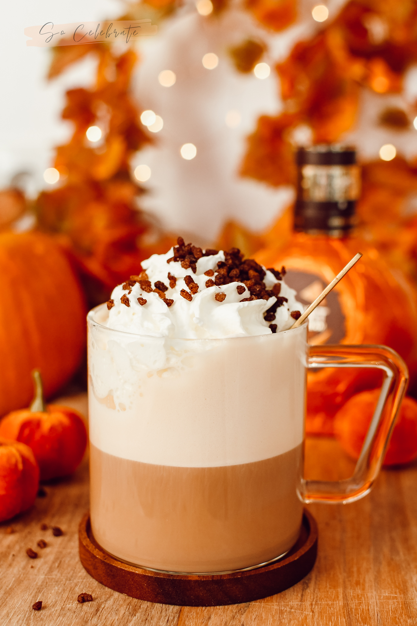 pumpkin spice latte (PSL) met pompoenlikeur