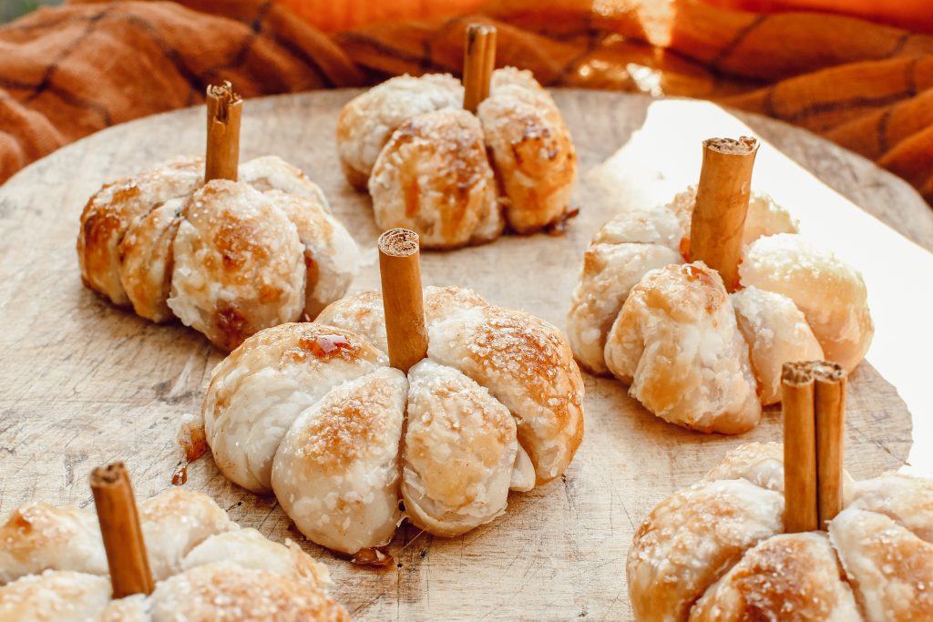 pompoenvormige appelflappen maken