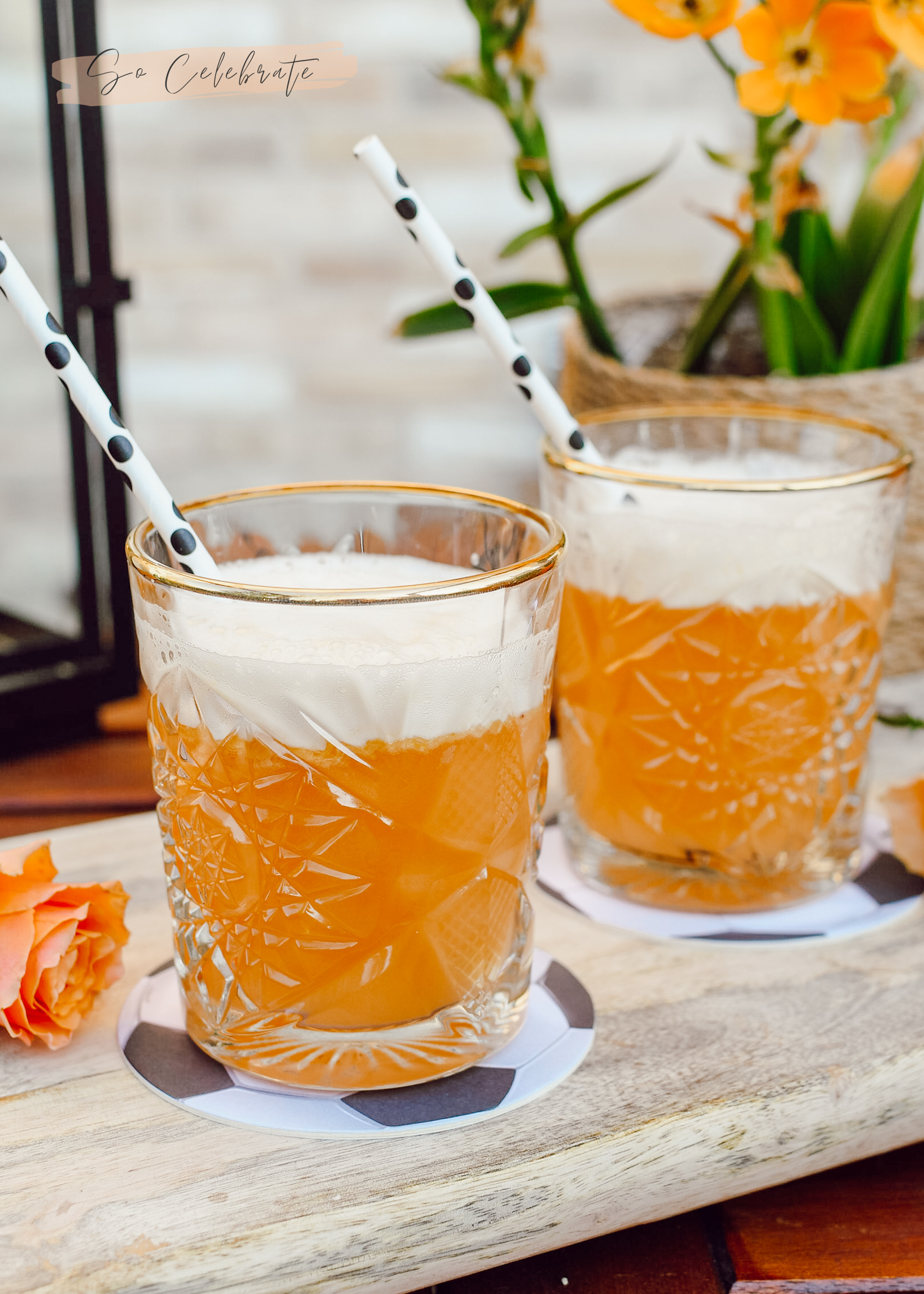 recept oranje cocktail (sour) voor Koningsdag