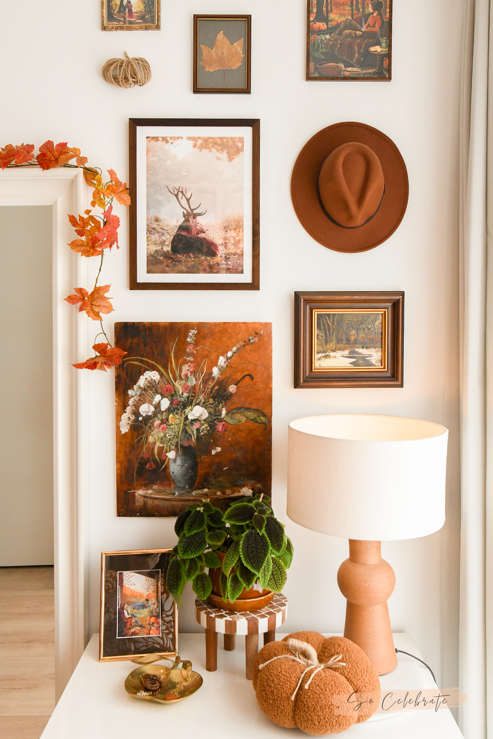 herfst wanddecoratie aan de muur