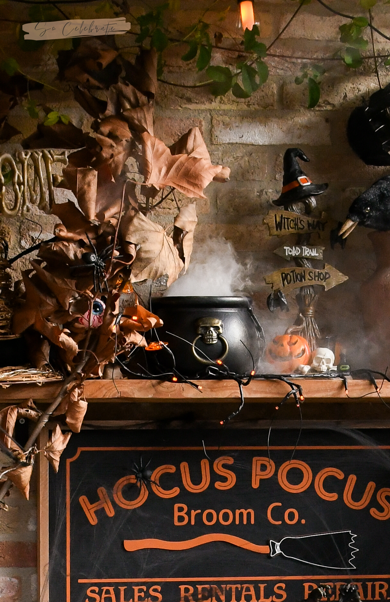 halloween decoratie rookmachine