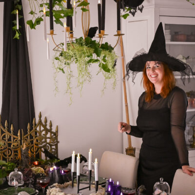 Halloween tafel dekken (+ droogijs effecten)