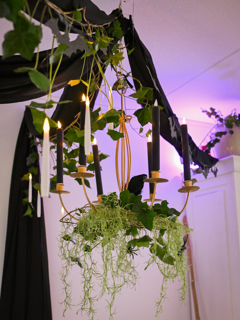 Halloween etentje tafel dekken